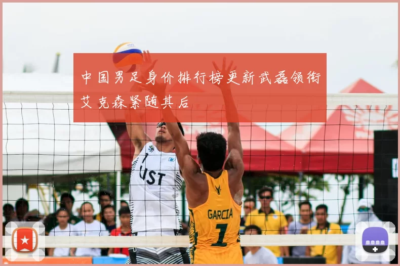 中国男足身价排行榜更新武磊领衔艾克森紧随其后