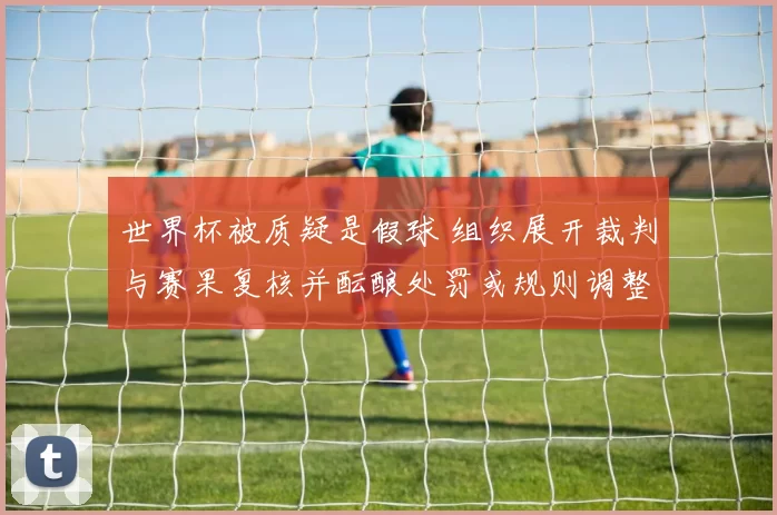 世界杯被质疑是假球 组织展开裁判与赛果复核并酝酿处罚或规则调整